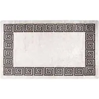 vidaXL Tapis lavable antidérapant 120x180 cm beige clair