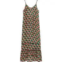Superdry Beach Sleeveless Long Dress Multicolore S Femme