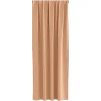 vidaXL Rideaux occultants avec anneaux 2 pcs brun clair 260 x 140 cm