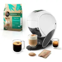 Krups Cafetière à dosette 15 bars 1600w blanc - - KP850110 -