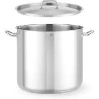 Hendi Casserole haute avec couvercle, , gamme Cuisine, 45 L, 400 x (H) 360 mm