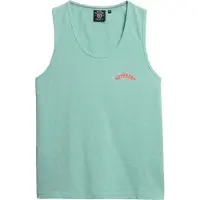 Superdry Femme Débardeur Teint en Pièce à Logo Essential Green Taille: 38