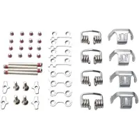 HT Components X2-sx Pedals Rebuild Kit Argenté