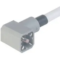 Hirschmann Connecteur avec câble surmoulé Gris G 30 KW M Pôles:3 + PE 931 783-001, Câble + prise électronique, Gris