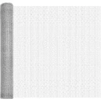 vidaXL Clôture avec poteaux , couleur argent