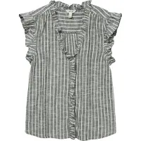 Vero Moda Kaori Sleeveless Shirt Beige L Femme