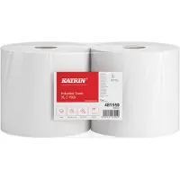Katrin 481559 2 Putztuchrollen XL 2-lagig weiß