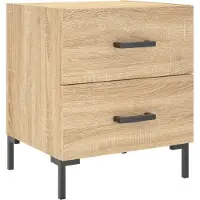 vidaXL Table de chevet chêne sonoma 40x35x47,5 cm bois d’ingénierie