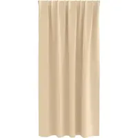 vidaXL Rideaux occultants avec anneaux 2 pcs Crème 175 x 140 cm