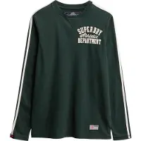 Superdry T-Shirt 'ATHLETIC' sapin / blanc
