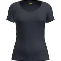 Icebreaker Merino 150 Siren Sweetheart Short Sleeve Base Layer Bleu S Femme