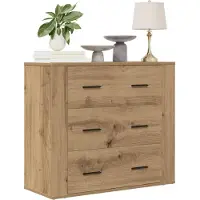 vidaXL Sideboard Chêne Artisan 80x33x70 cm Bois composite