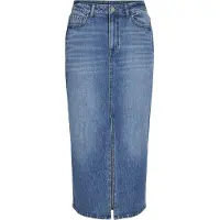 Vila Jupe 'Jaf' bleu denim