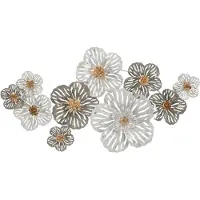 Mauro Ferretti Déco murale en métal multicolore 140X10X74,5 cm