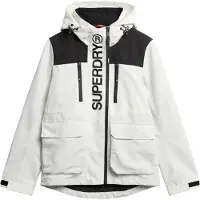 Superdry Femme Coupe-vent Color Block Ultimate Blanc Taille: 36
