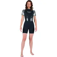 Mares Reef She Dives 2.5 Mm Woman Short Sleeve Shorty Noir XS Femme