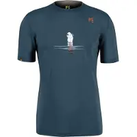Karpos Wild Animal Short Sleeve T-shirt Bleu 2XL Homme