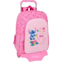 Safta Stitch Chill Wheeled Backpack Rose Enfants