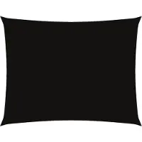 vidaXL Voile de parasol tissu oxford rectangulaire 6x8 m noir