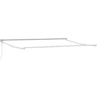 vidaXL Store rétractable rouge et noir 350 x 250 cm