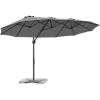 vidaXL Parasol anthracite 372 x 198 x 243 cm