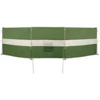 vidaXL Brise-vent de camping vert 490x123 cm imperméable