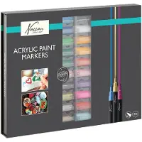 Nassau Markerset Acrylic Paint 20 Units Multicolore Enfants