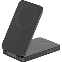 Decoded , batterie externe magnétique 3 en 1 8000 mAh USB-C PD 20 W avec support, noir