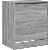 vidaXL Armoire à chaussures sonoma gris 60x42x69 cm bois d'ingénierie