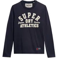 Superdry T-Shirt 'Athletic' crème / marine