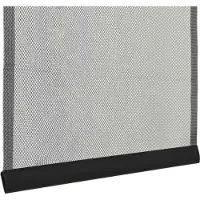 vidaXL Moustiquaire pour portes Noir 100x220 cm Polyester