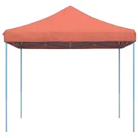 vidaXL Tente de réception pliante Pop-Up rouge terracotta 292x292x315 cm