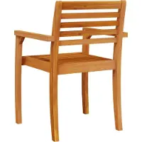 vidaXL Chaises de jardin 6 pcs. 59x55x85 cm bois massif acacia