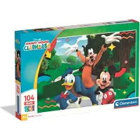 Clementoni , grand puzzle en pièces Mickey Mouse Clubhouse - 104 pièces.