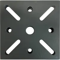 Axi Adaptateur Pour Pied De Parasol En Acier, Noir | Socle, Base Pour Jardin / Terrasse | Convient Aux Parasols Suspendus