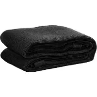 vidaXL Tapis de tente 400x400 cm Noir PEHD