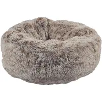 Croci Lit pour chien Donut bicolore beige