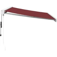 vidaXL Store automatique rouge bourgogne 350x250 cm