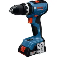 Bosch Perceuse-visseuse à percussion sans fil GSB 18V-65, 2 x batterie GBA 18V 4.0Ah, L-Case Pick & Click