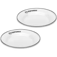 Petromax Enamel Plates, Assiettes, Blanc