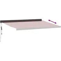 vidaXL Store automatique rouge bourgogne 450x300 cm