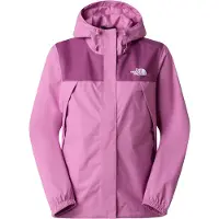 The North Face - Veste de randonnée imperméable et coupe-vent - W Antora Rain Jacket Hushed Lavender pour Femme en Nylon - Taille S - Violet