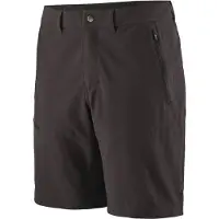 Patagonia - Short déperlant stretch - M's Terravia Trail Shorts 10 in. Black pour Homme - Taille 42 FR - Noir
