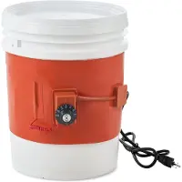 Vevor Bande Chauffante de Baril en Métal 19 L 800 W 200 mm 30°C-150°C Réglable