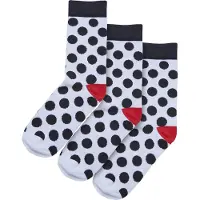 Urban Classics Chaussettes 'Polka' marron / noir / blanc