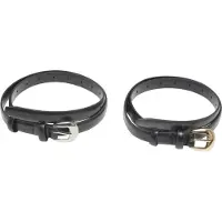 Urban Classics Chunky Buckle Slim Belt 2 Units Noir L-XL Femme