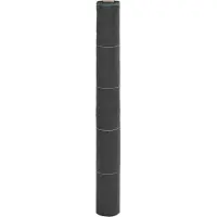 vidaXL Membrane anti-mauvaises herbes noir 1x50 m PP