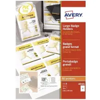 Avery Pochettes pour badges grandes