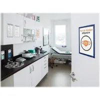 Durable Cadre d'information Duraframe - format A4 - bleu - 2 pièces