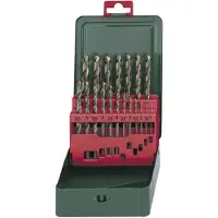Metabo 19 forets à métaux en acier rapide HSSCO pour perceuse